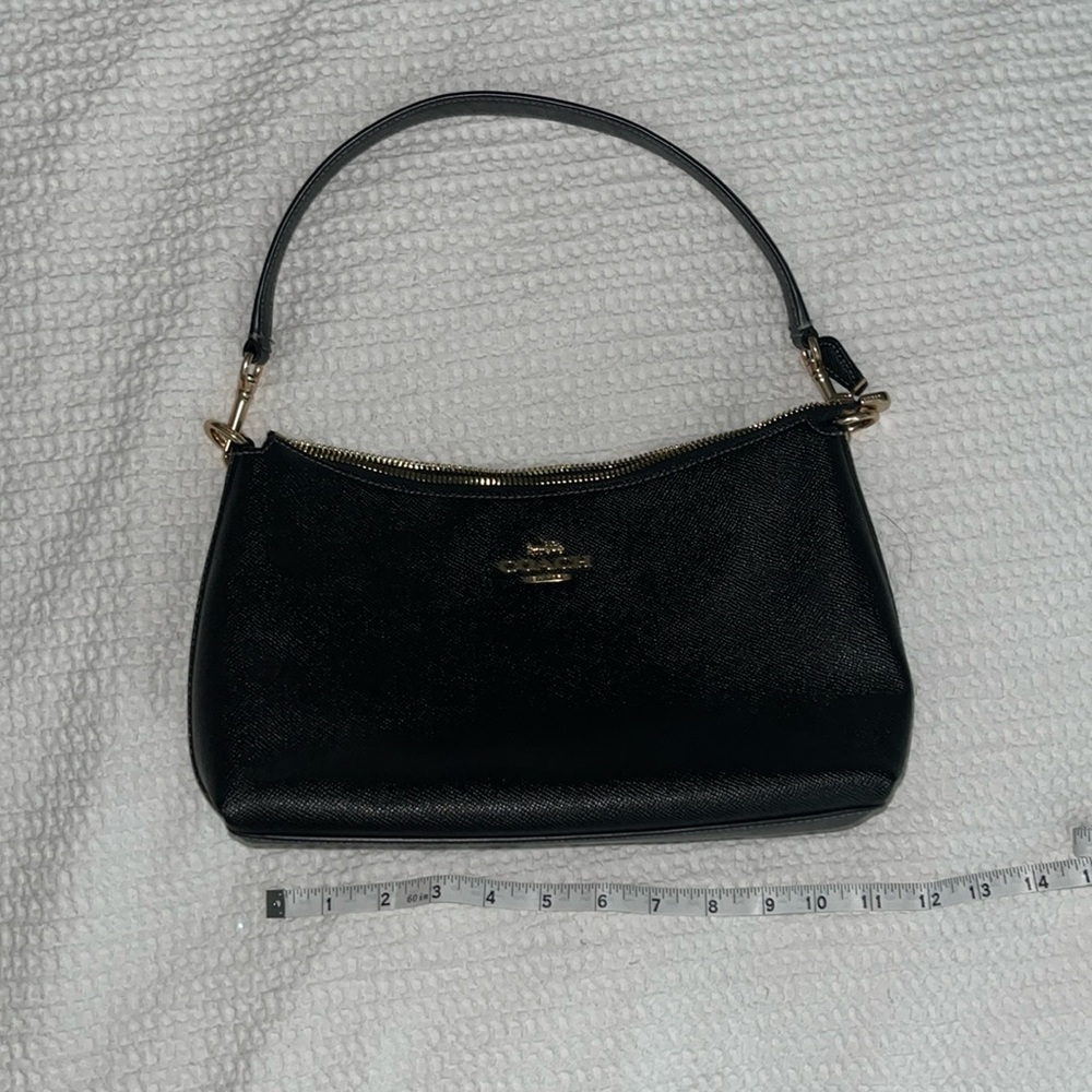 Coach Black Shoulder Bag with Crossbody Strap